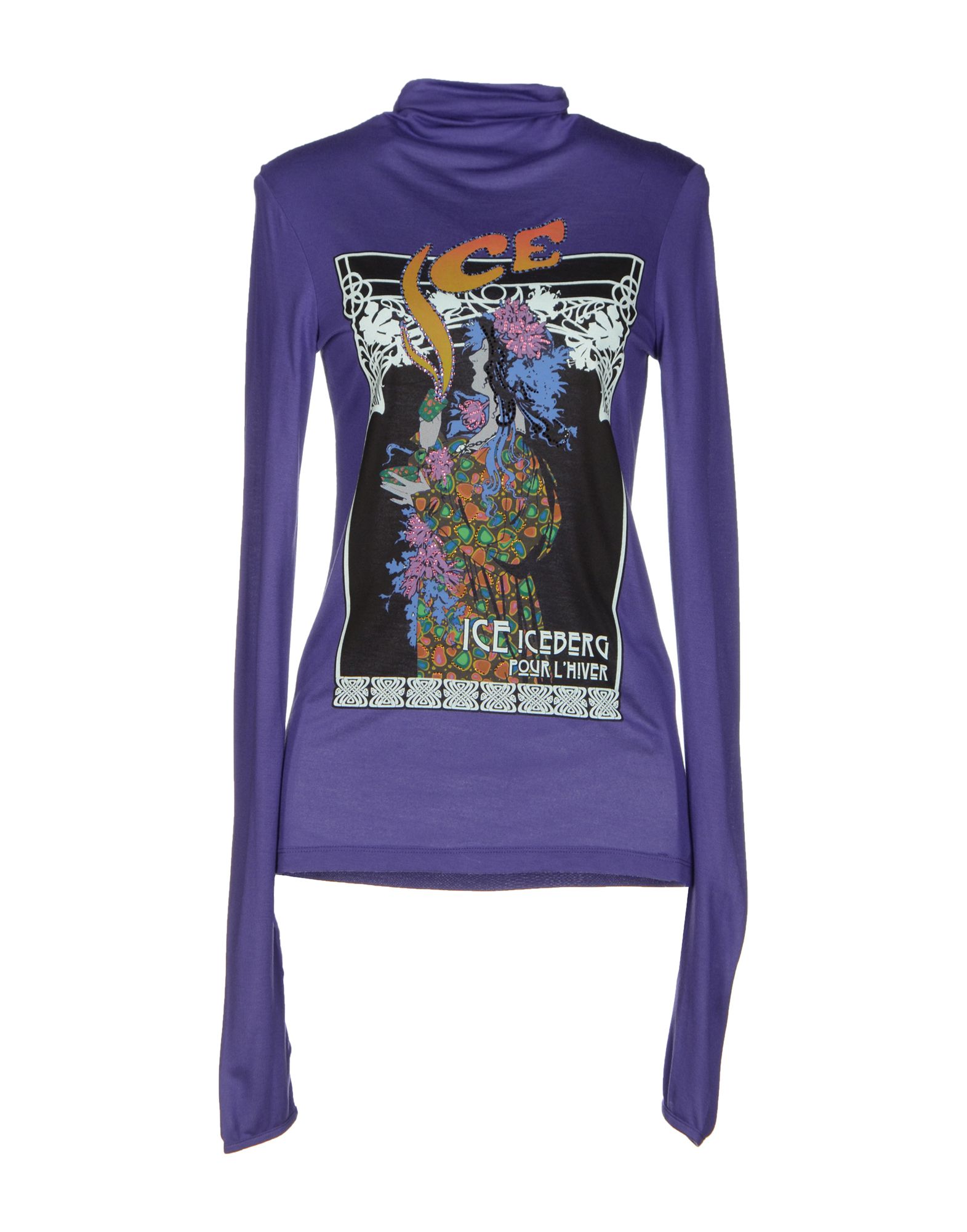 Ice Iceberg T-shirts In Purple | ModeSens