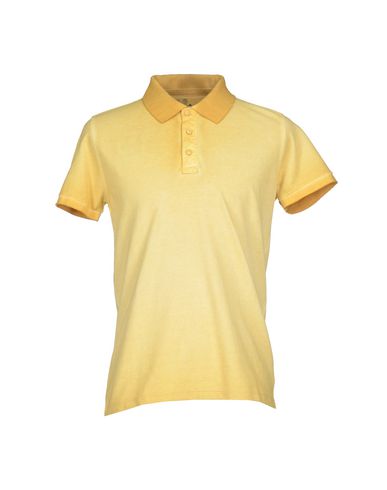 Kaos Man Polo Shirt Ocher Size S Cotton In Yellow