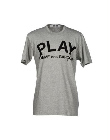 Comme Des Garçons Play Comme Des Garcons Play T Shirt With Play Print In Grey