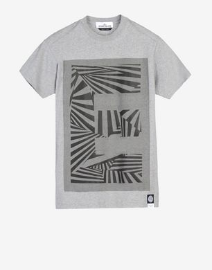 stone island printed short sleeve t shirt