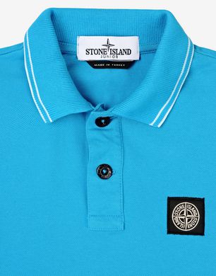 Boys stone shop island polo shirt