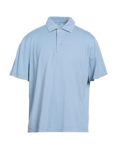 Aspesi Man Polo Shirt Light Blue Size M Cotton