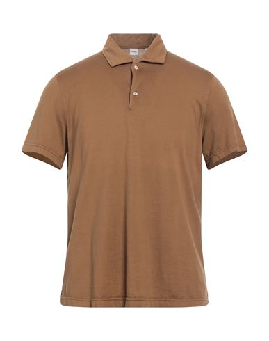 Aspesi Man Polo Shirt Brown Size Xxl Cotton