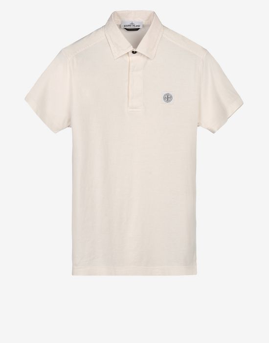 Beige Stone Island Polo | vlr.eng.br