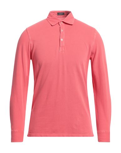 Man Polo shirt Azure Size 5 Cotton