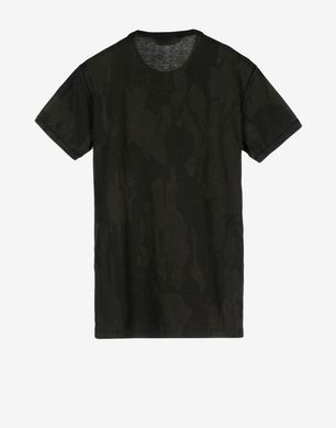 21835 FLOWING CAMO EFFETTO RISERVA Short Sleeve t Shirt Stone