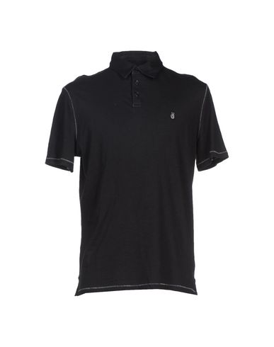 John Varvatos Man Polo shirt Black Size S Cotton