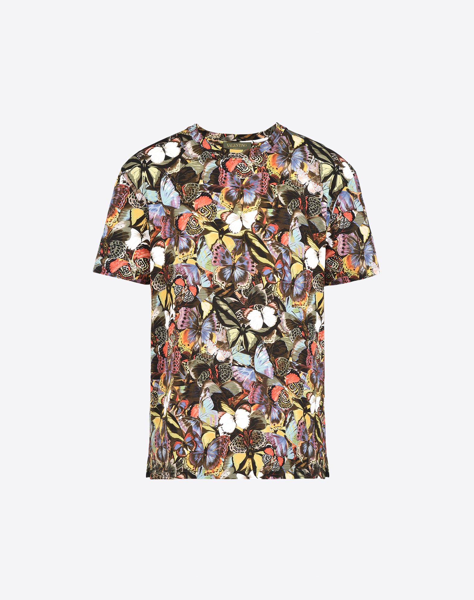 Valentino Uomo Camubutterfly Multicolor t Shirt, t Shirts And ...