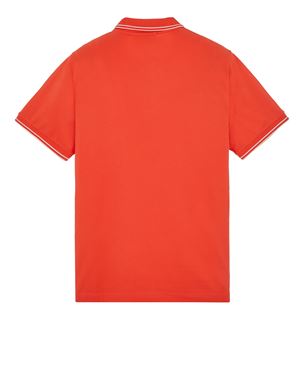 Stone island orange store polo