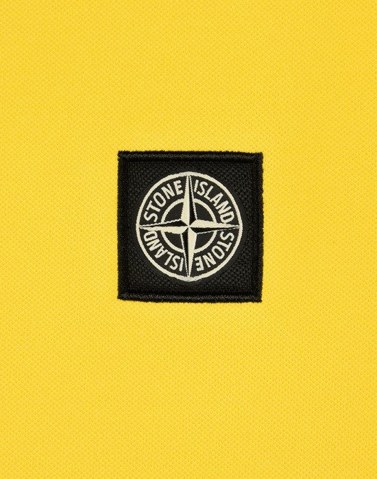 stone island polo shirt yellow