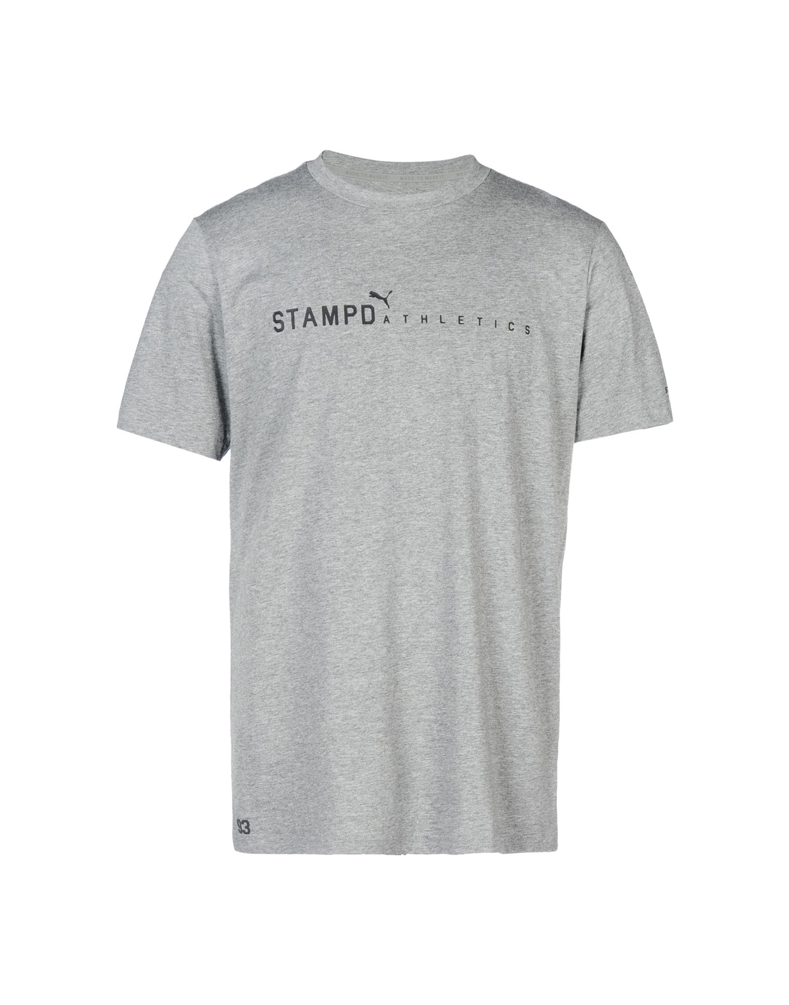 《送料無料》STAMPD x PUMA メンズ T シャツ グレー M コットン 100% STAMPD LA LOGO TEE