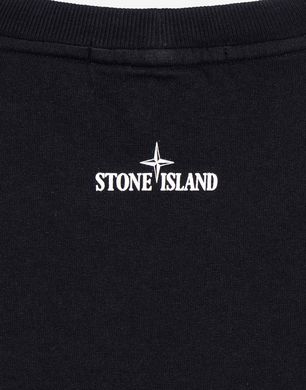 stone island split logo t shirt