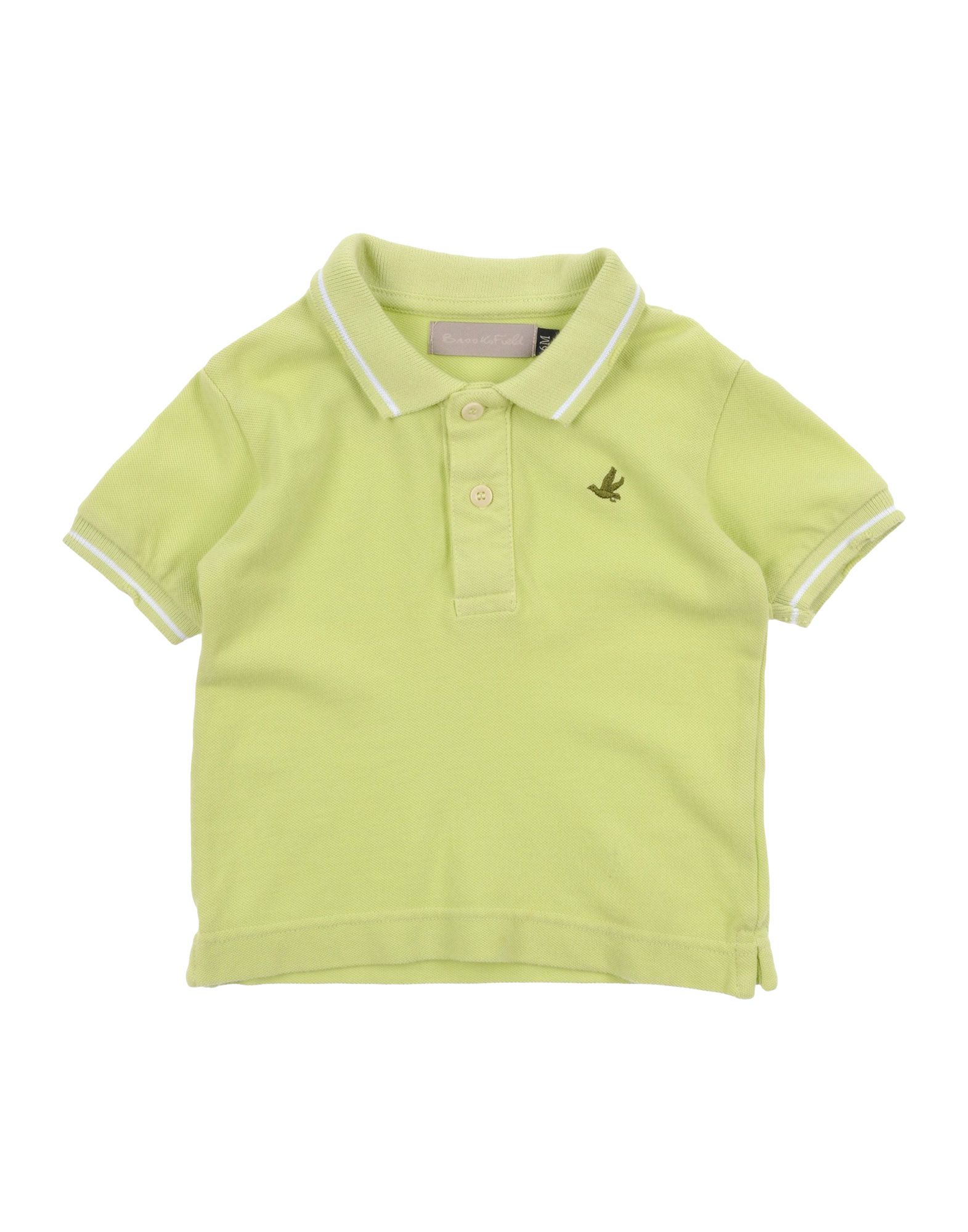 Brooksfield Kids' Polo Shirts In Acid Green
