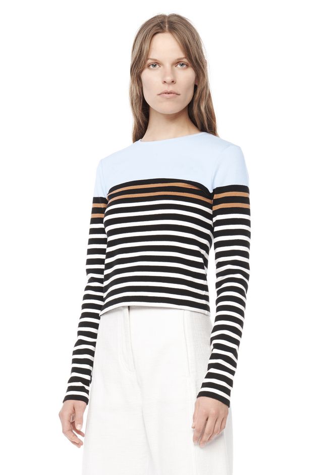 stripe long shirt