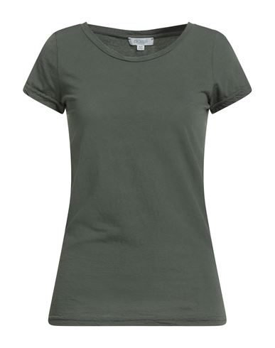 Crossley Woman T-shirt Dark Green Size L Cotton In Green