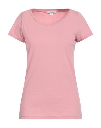 Crossley Woman T-shirt Light Pink Size L Cotton In Pink