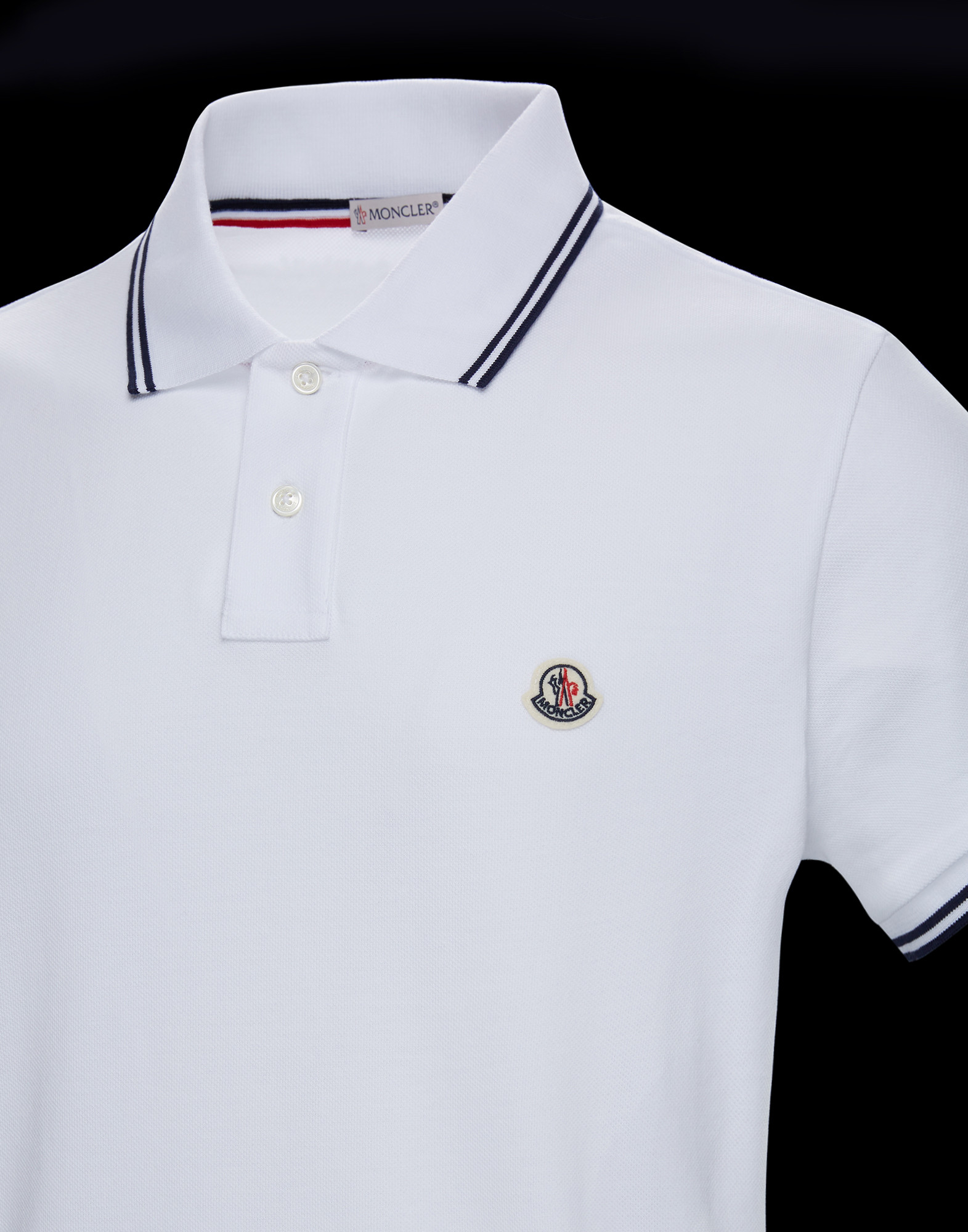 purple moncler polo