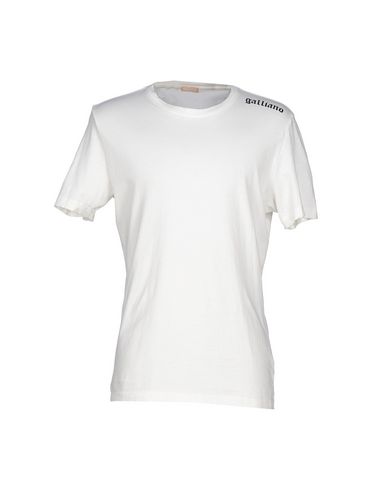 Galliano Man T-shirt White Size S Cotton
