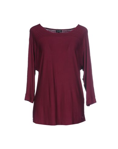 Armani Jeans Woman T-shirt Garnet Size 6 Viscose, Lamous