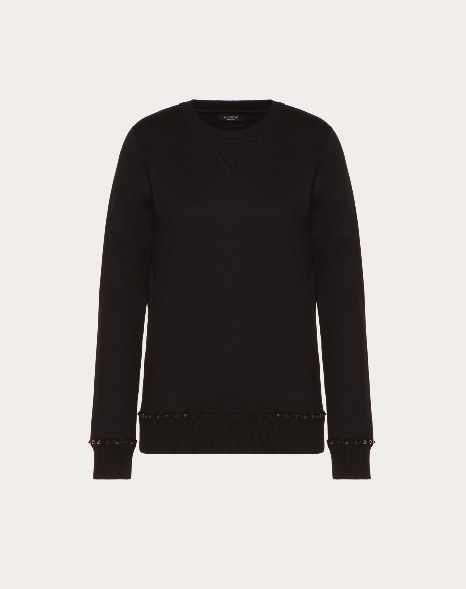 Valentino Rockstud Untitled Noir Sweatshirt, Sweatshirts for Women ...