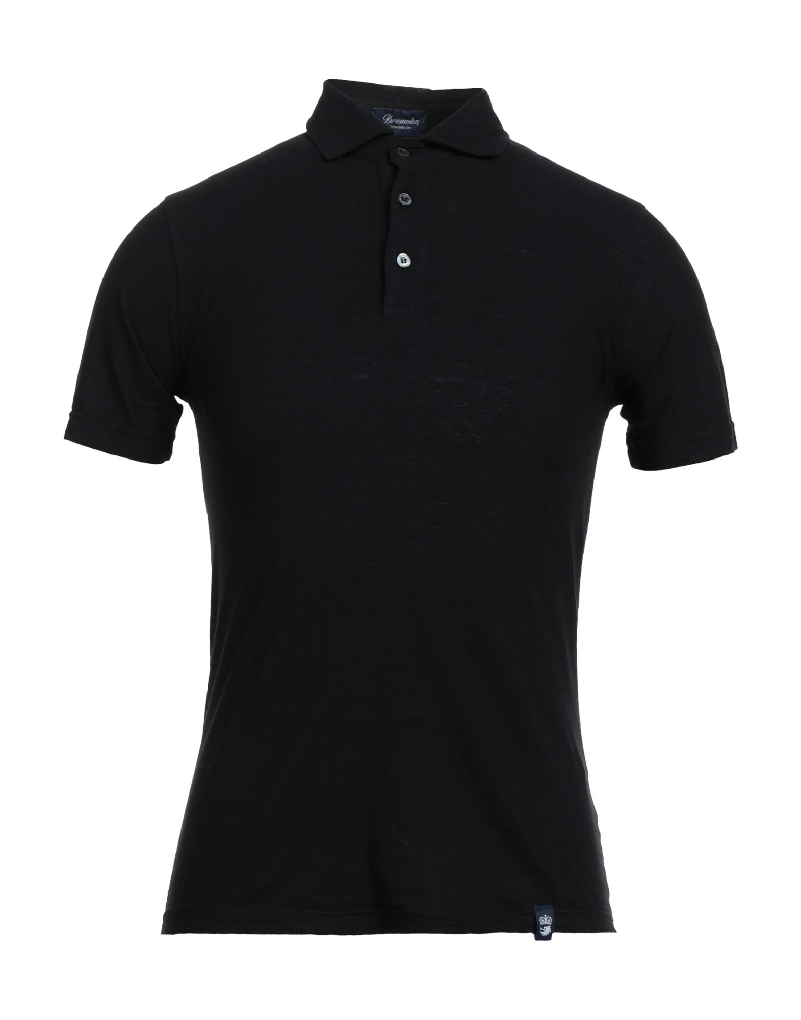 Drumohr Polo Shirts In Black