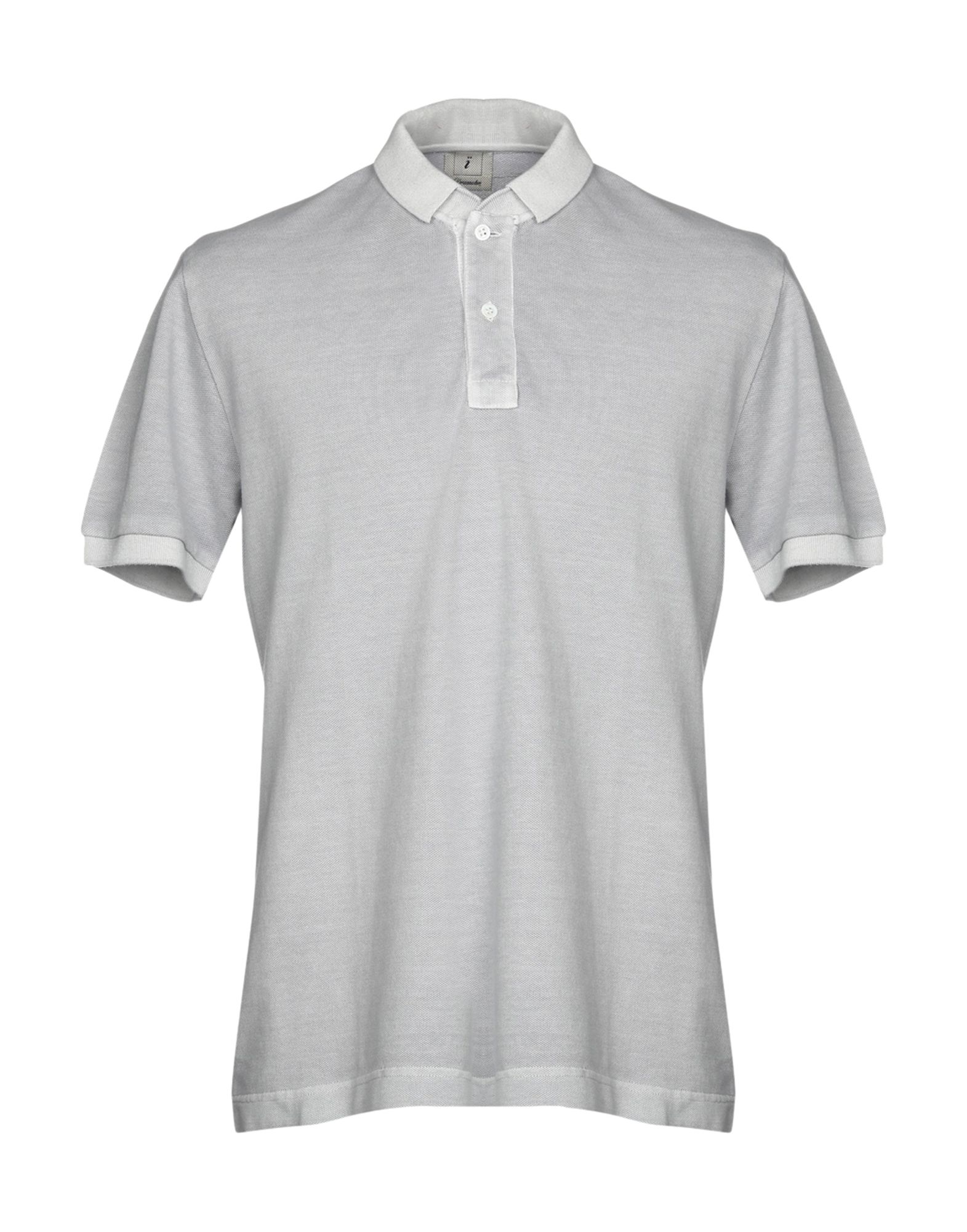 《送料無料》DRUMOHR メンズ ポロシャツ ライトグレー XL コットン 100%