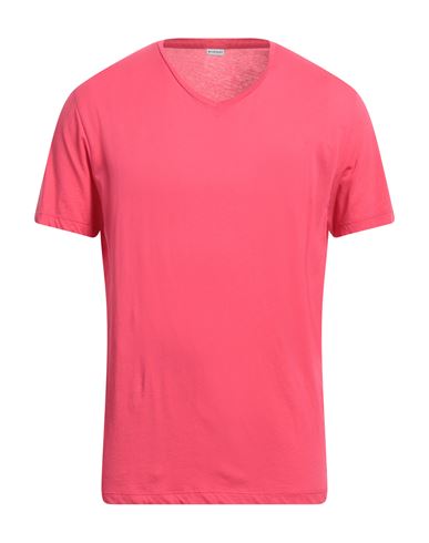 Man T-shirt Pastel pink Size S Cotton