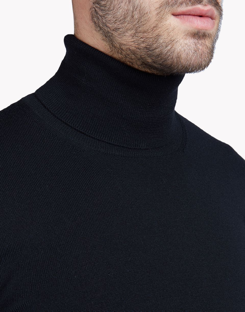 Dsquared2 Turtleneck Pullover Black - Sweaters for Men | Official Store