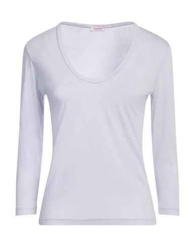 Woman T-shirt Lilac Size S Modal, Polyamide