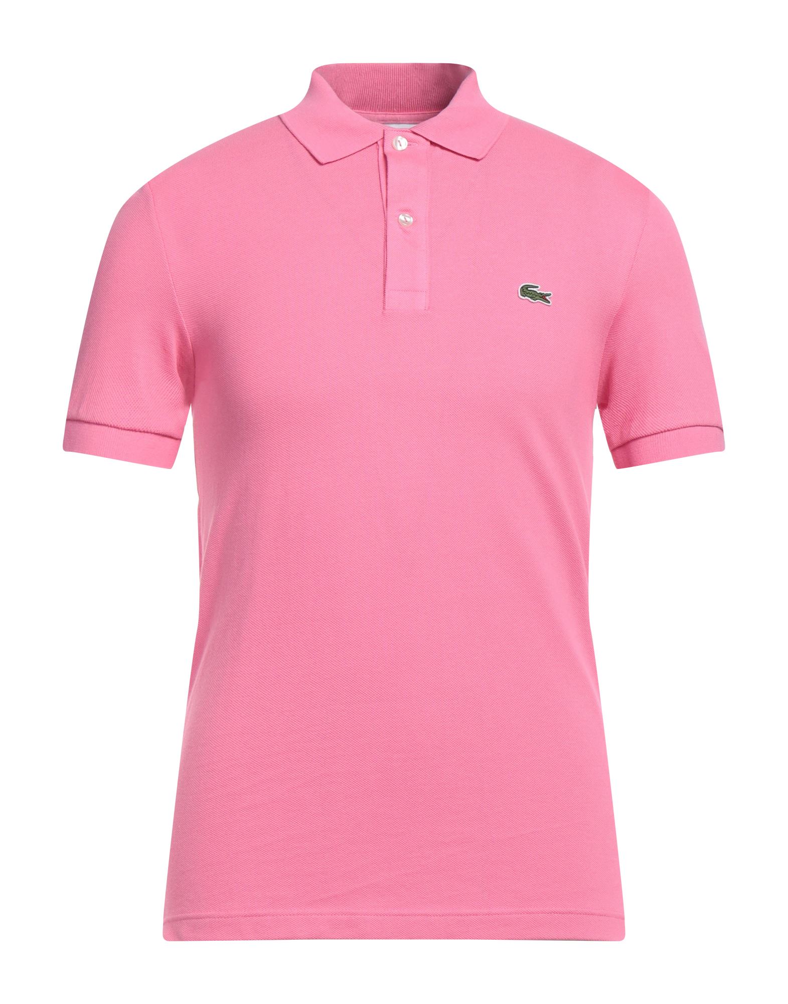 Lacoste Polo Shirts In Pink