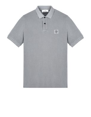 Mens stone island deals polo t shirt