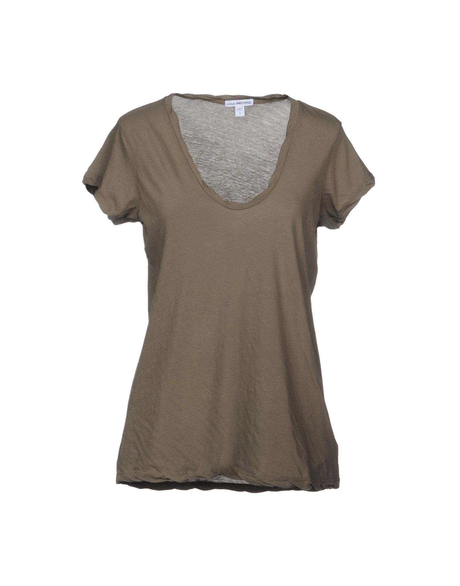 James Perse T-shirts In Military Green