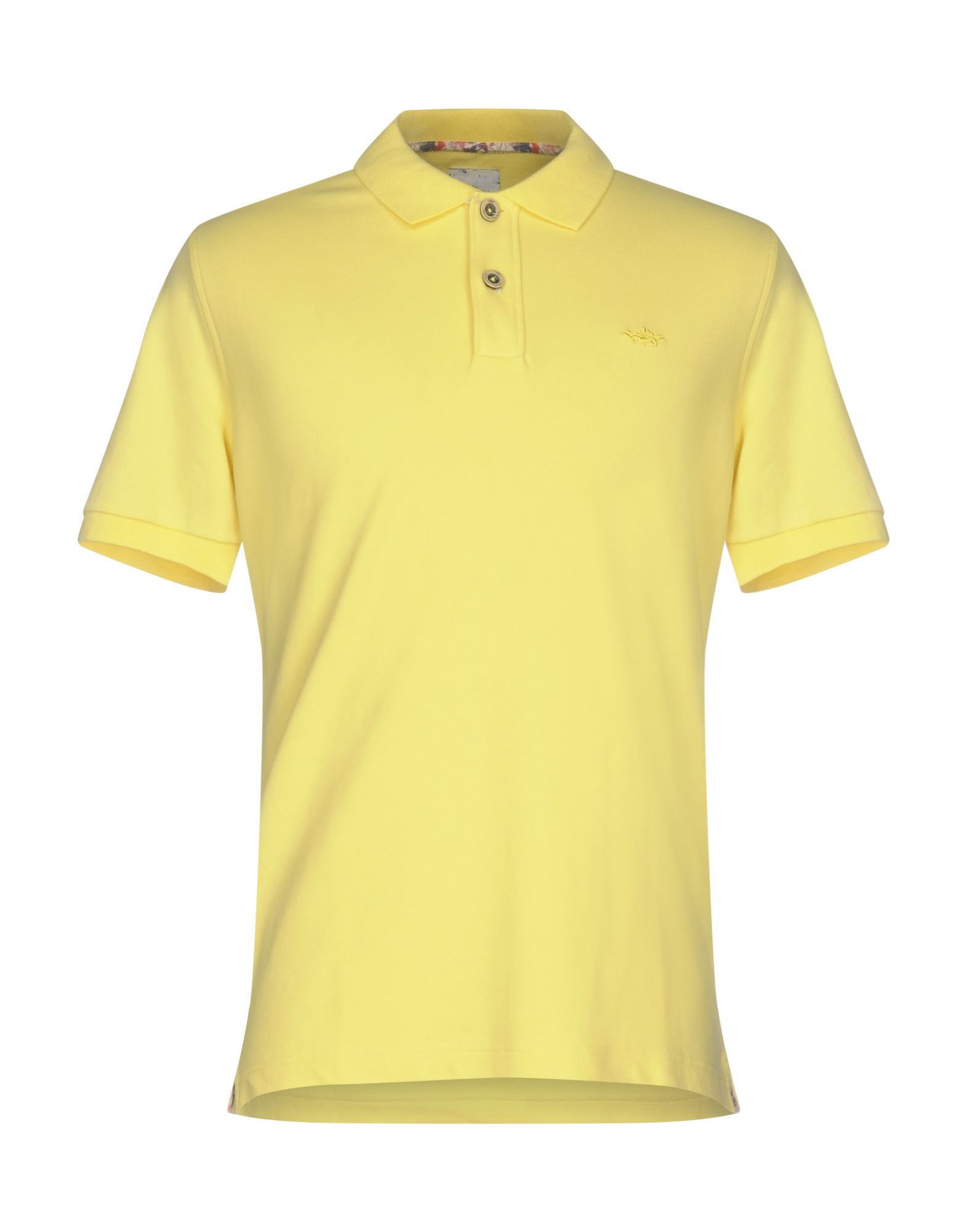 Domenico Tagliente Polo Shirts In Yellow