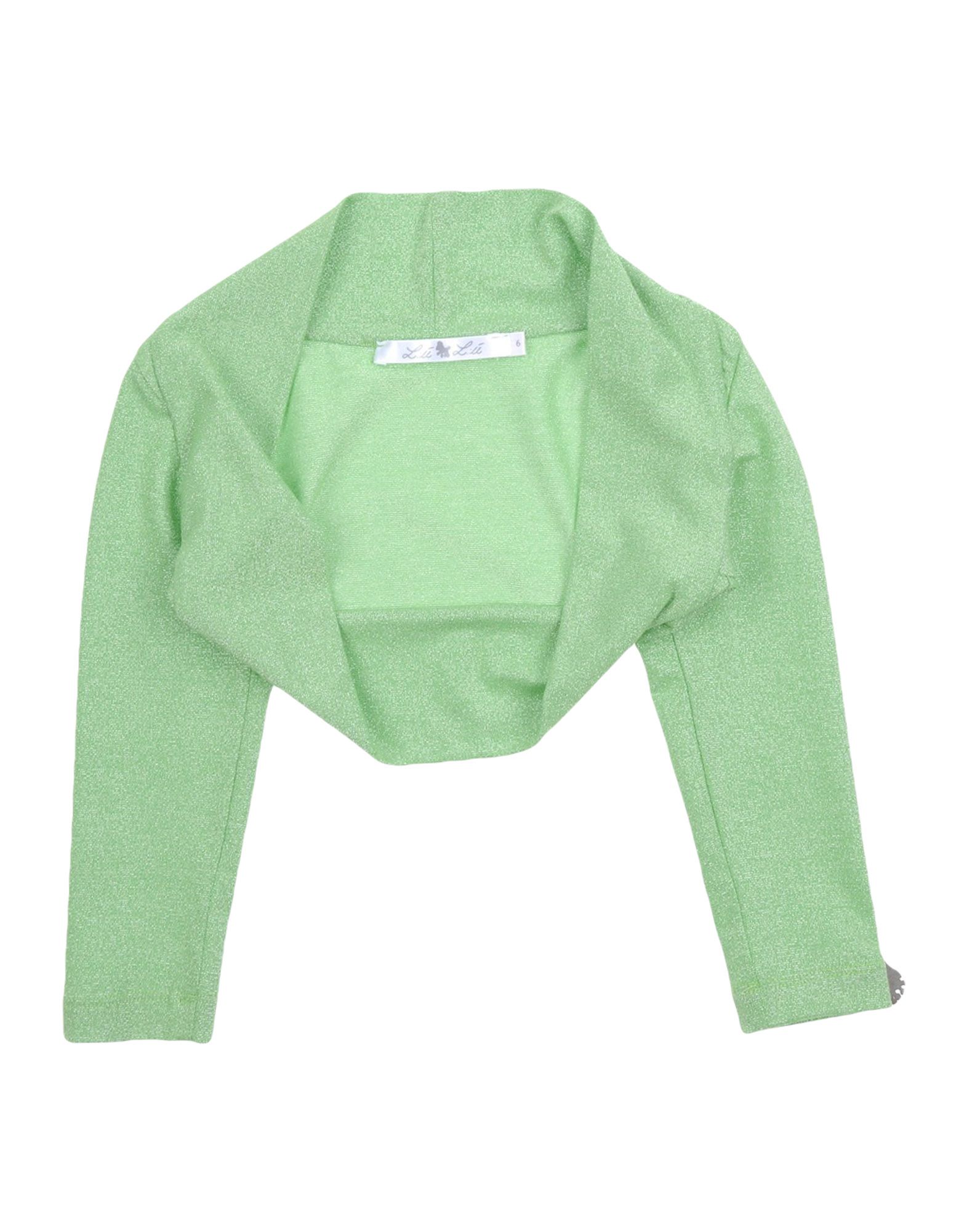 Shop L:ú L:ú By Miss Grant Toddler Girl Wrap Cardigans Light Green Size 6 Cotton, Polyester, Polyamide, E