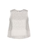 DEREK LAM 10 CROSBY Damen Top Farbe Wei Gre 2