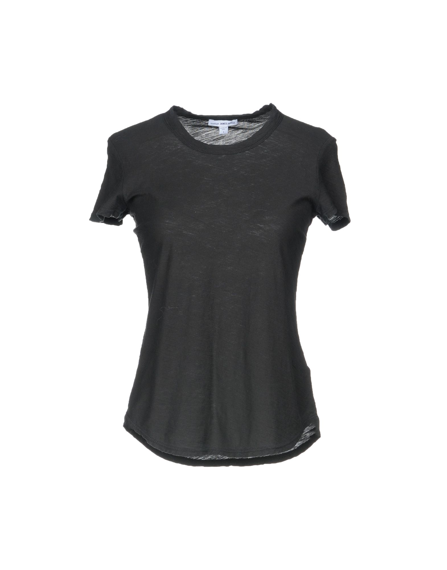 JAMES PERSE JAMES PERSE WOMAN T-SHIRT LEAD SIZE 3 SUPIMA