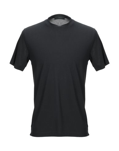 Shop Zanone Man T-shirt Black Size 36 Cotton
