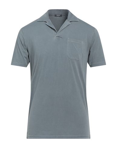 Man Polo shirt Midnight blue Size 3 Cotton, Elastane