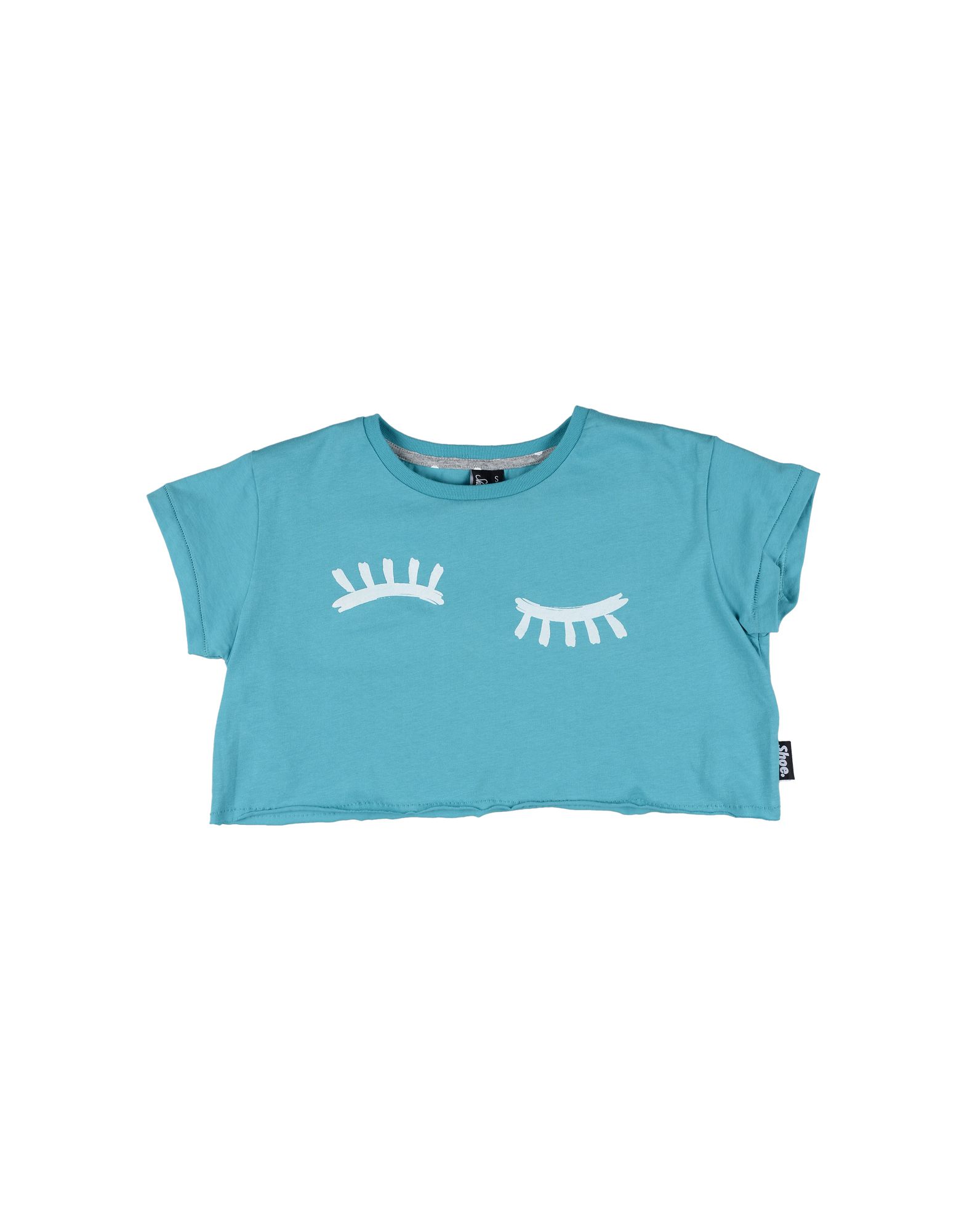 Shoeshine Kids' T-shirts In Turquoise