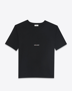 SAINT LAURENT T-Shirt e Jersey D T-shirt SAINT LAURENT nera a maniche corte f
