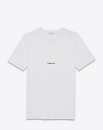 SAINT LAURENT T-Shirts et Jersey D T-shirt à manches courtes blanc f