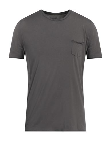 Gran Sasso Man T-shirt Steel Grey Size 38 Cotton, Elastane