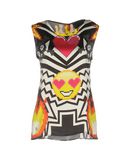 PHILIPP PLEIN Damen Top Farbe Schwarz Gre 4