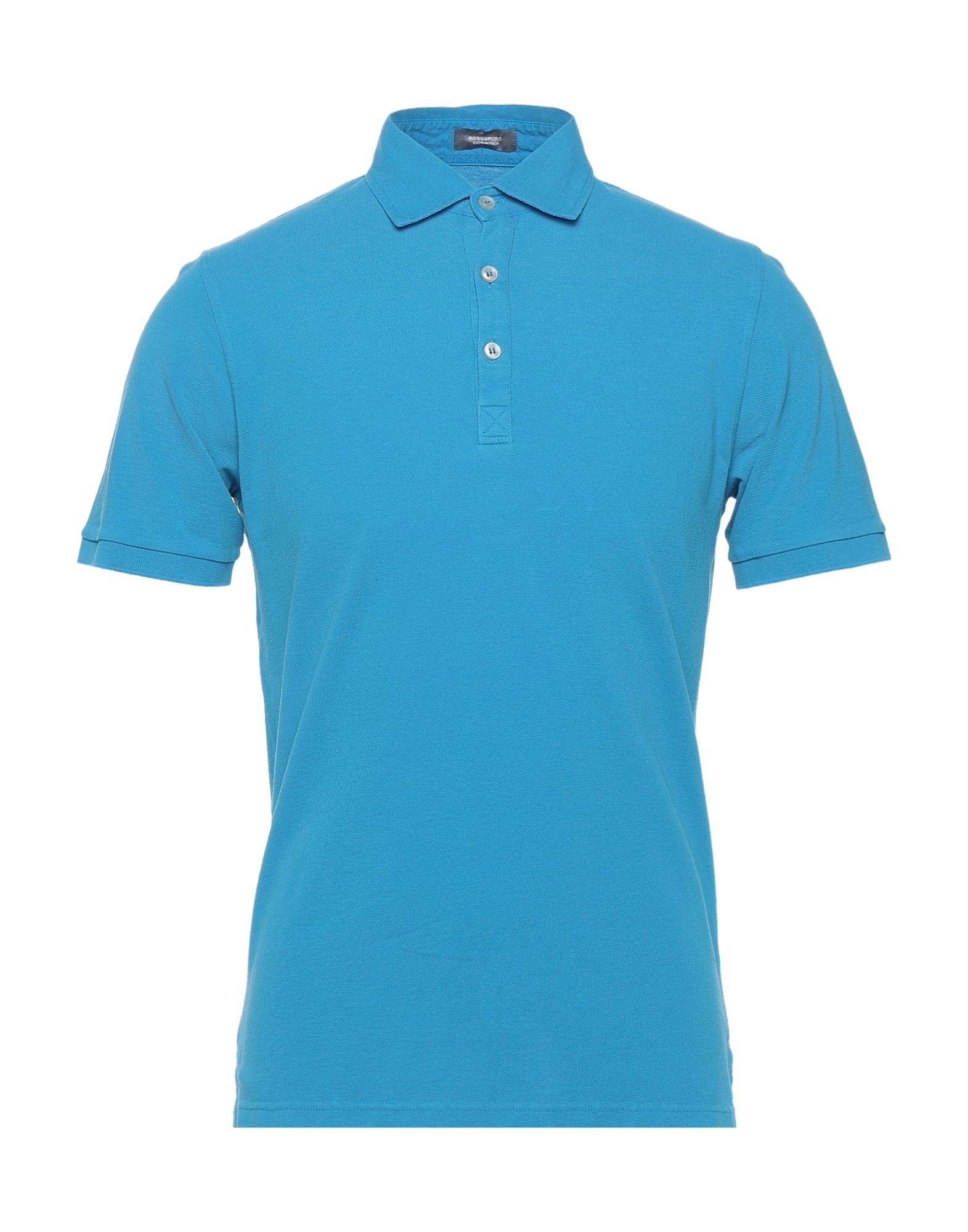 Rossopuro Polo Shirts In Blue