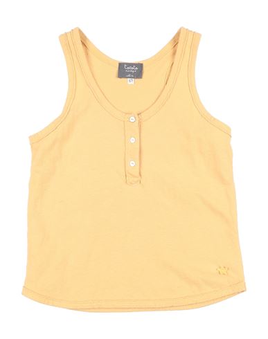 Tocoto Vintage Babies'  Toddler Girl T-shirt Yellow Size 7 Cotton