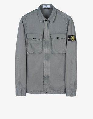 Camicia a Maniche Lunghe Stone Island Uomo - Store Ufficiale