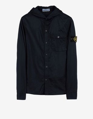 stone island button up jumper