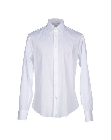 Shop Brian Dales Man Shirt White Size 17 Cotton