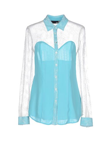 Woman Shirt Sky blue Size 4 Polyester, Viscose, PA
