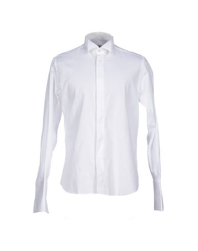 Angelo Nardelli Man Shirt White Size 16 Cotton